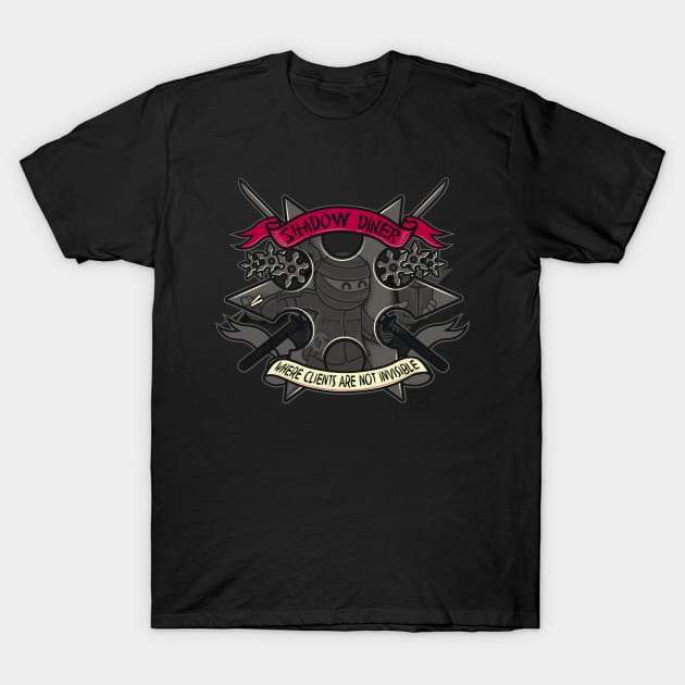 Shadow Diner T-Shirt by BITICOL